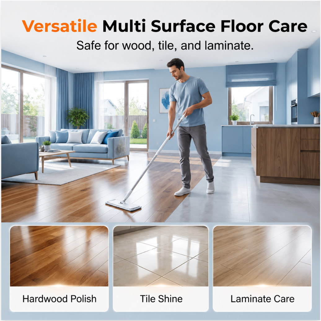 Bloomvitag Multi-Surface Antibacterial Cleaner for Hardwood, Tile & Laminate
